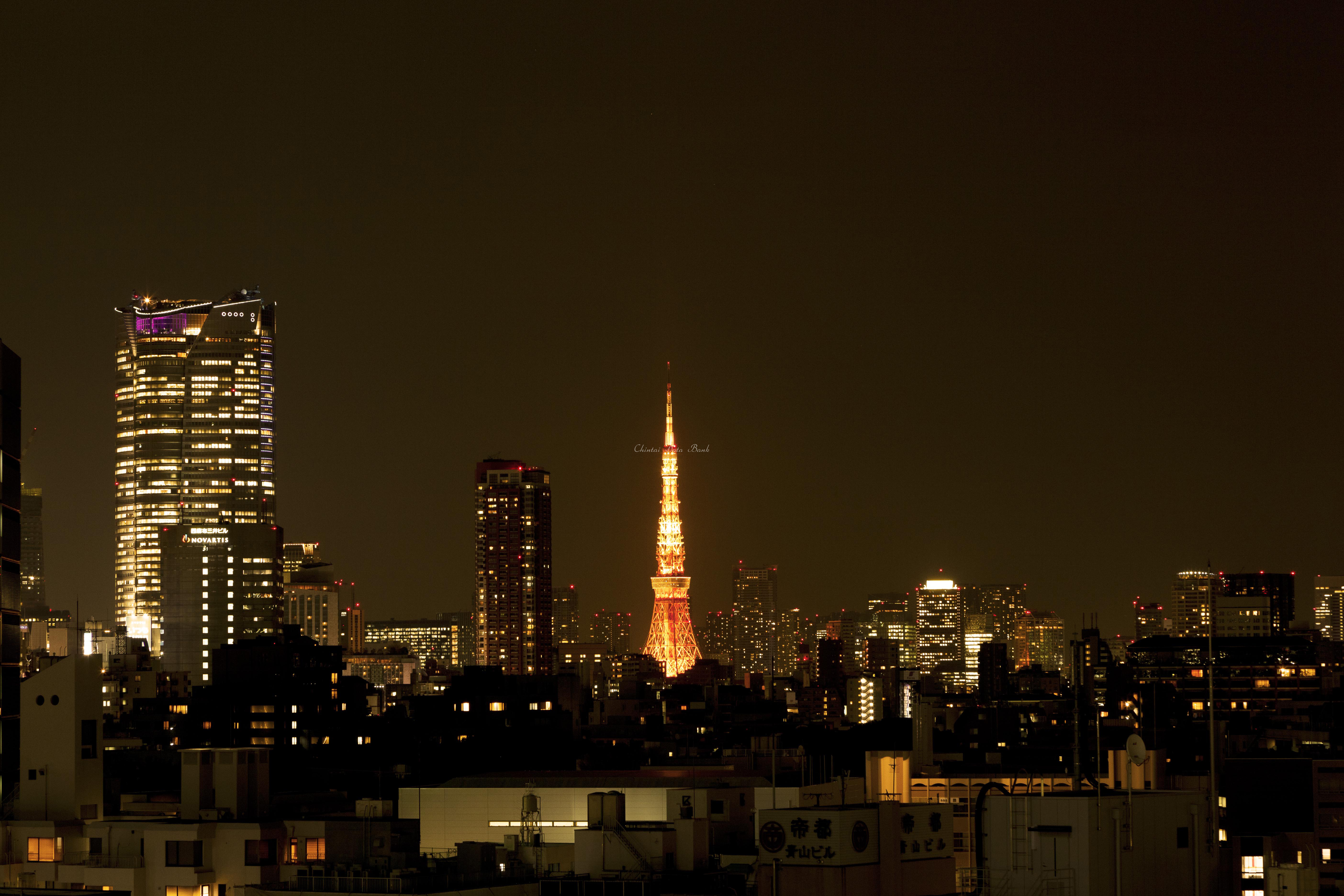 東京タワー方面眺望
